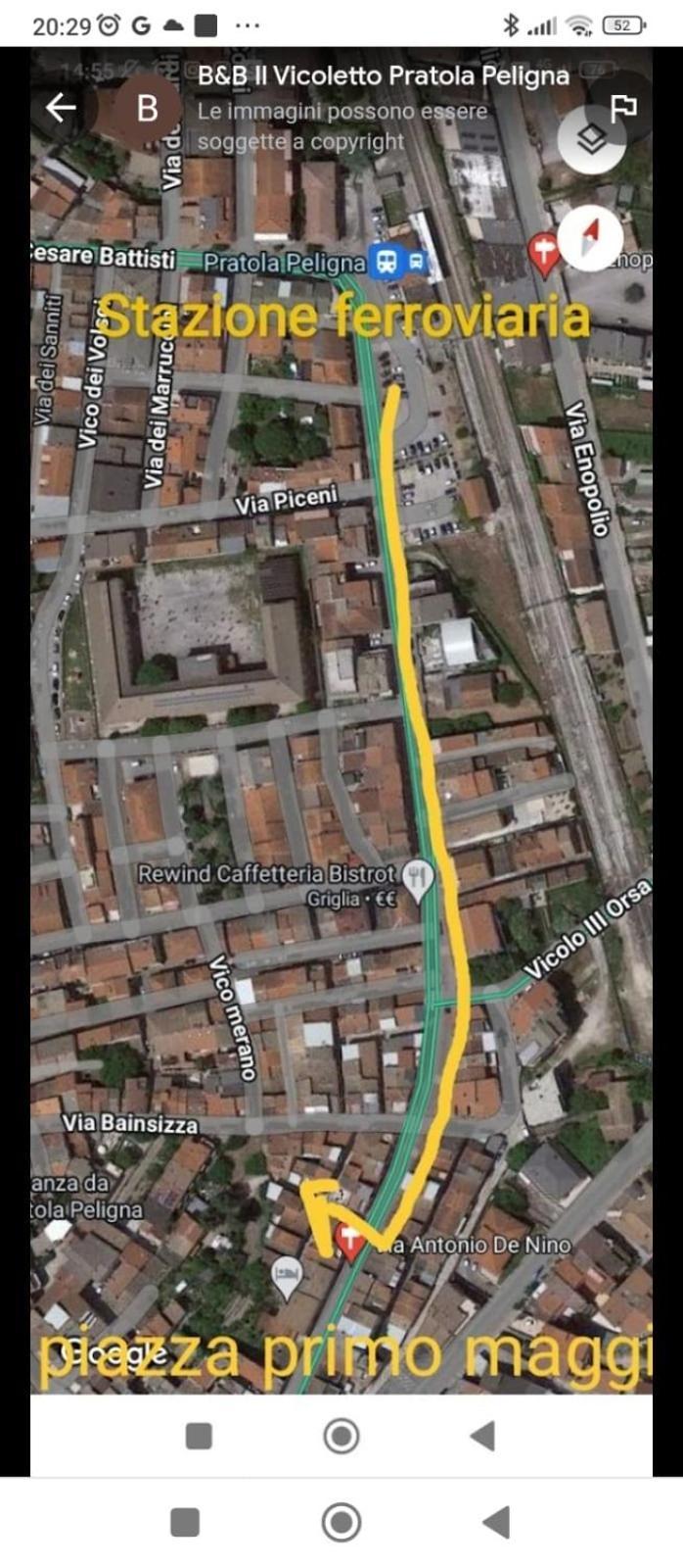 B&B Il Vicoletto Pratola Peligna Esterno foto